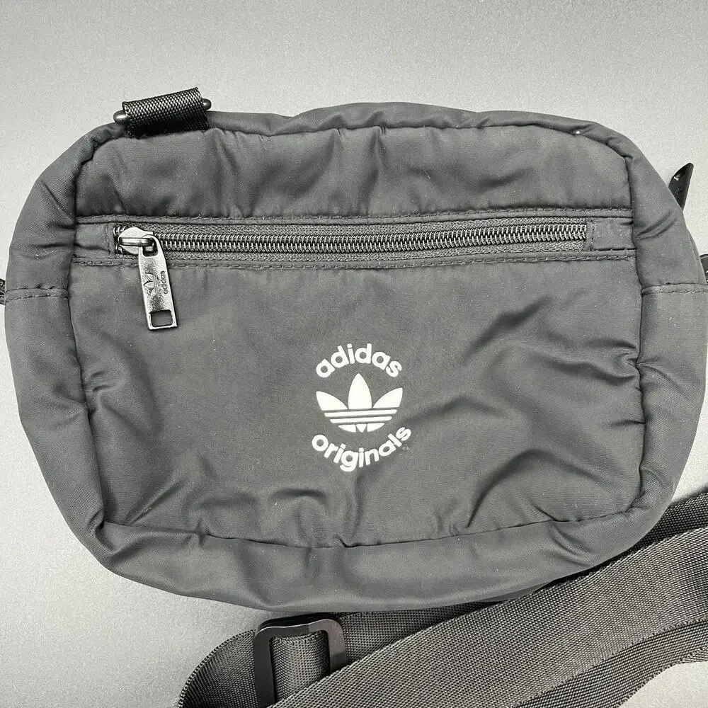 Adidas Originals crossbody pouch fanny bag black adjustable strap